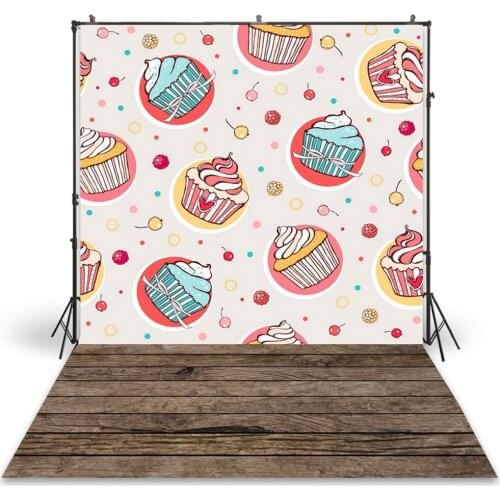 HUAYI Photography Backdrop Newborns Baby Child Photo Booth Background Customize Birthday Cake Party Photoshoot Backdrops D-9703