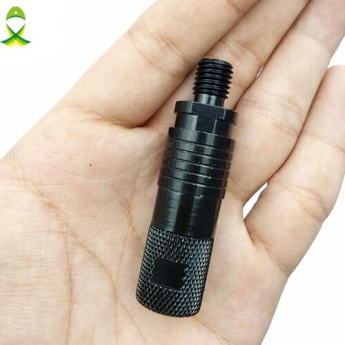 JSM 2pcs Aluminum Alloy Quick Release Adapter Connector Carp Fishing Rod Holder Connector Carp Fishing Accessories