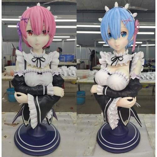 1:1 Scale Re: Life in a different world from Zero Rem Resin Bust Statue In Stock