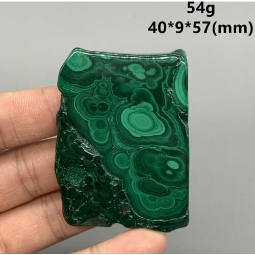 BEST! 100% Natural green malachite polished mineral specimen slice rough stone quartz Stones and crystals Healing crystal
