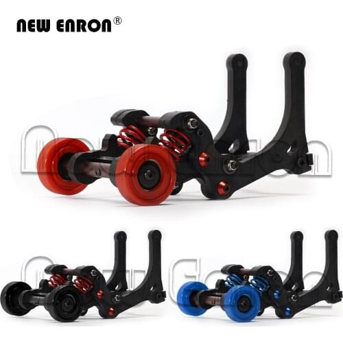 NEW ENRON 1/5 5th Round Single/Double New Spring Head-Up Wheel Tumbling Wheelie Bar Set for RC Car Traxxas Xmaxx X-maxx 6S 8S
