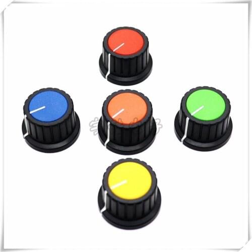 2 Pieces Plastic Flower Shaft Knob Diameter 28mm Height 17.5mm Potentiometer Encoder Knob Gear Shaped Inner Hole 6mm