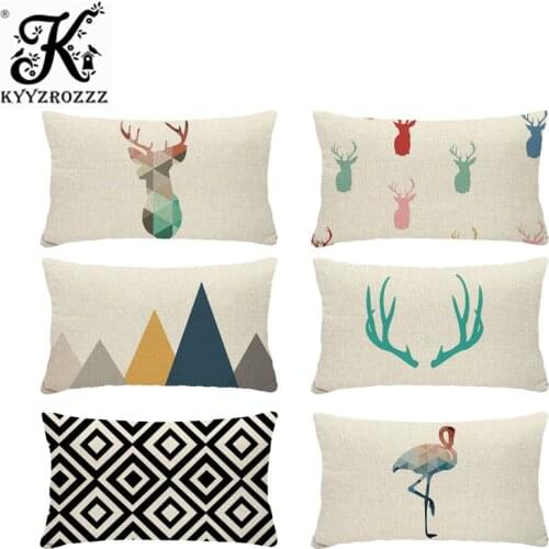 Tribal Patterns Chevron Butterfly Cushion Cover Mountain Pillow Case Bookcase 30x50 Vintage Lily Holiday Gift Fall