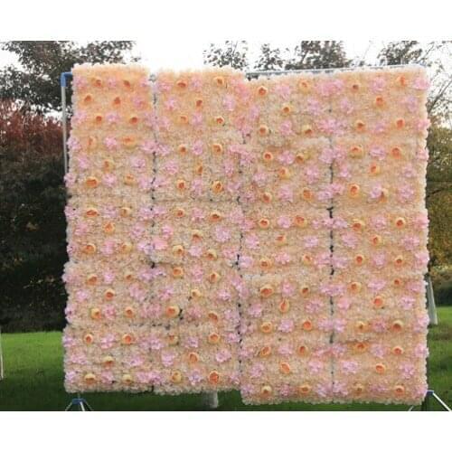 Exellent 40cm*60cm Artificial peony with Dalia flower wall wedding decoration party flower decoration flower backdrop