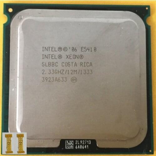 Intel Xeon E5410 e5410 2.33GHz/ 12M/80W/ 1333 Processor close to LGA771 Core 2 Quad Q8200 CPU Send two LGA775 adapter