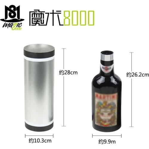 Multiplying Bottles/Moving Increasing Black Bottles(10 Bottles) Magic Tricks Stage Gimmick Mentalism Illusion Magia