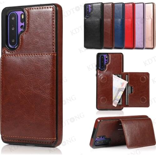 Luxury Flip Wallet Leather Case For Huawei Mate 30 20 P40 P30 Nova I5 Pro Lite Plus Invisible Bracket With Card Slot Shockproof