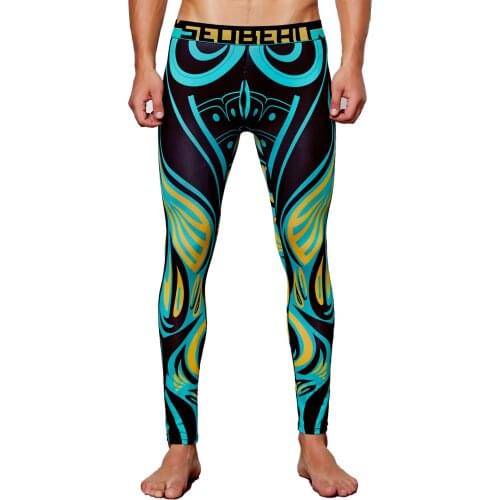 Sexy Mens Leggings Running Tights Men Compression Pants For Man Sport Leggins Work Out Legging Tight Trousers Compress Clothing