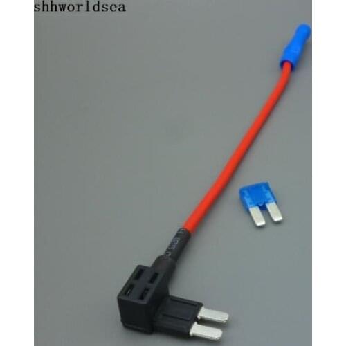 Shhworldsea 100pcs Auto micro2 fuse holder car fuses 8MM matching fuse tap 15A