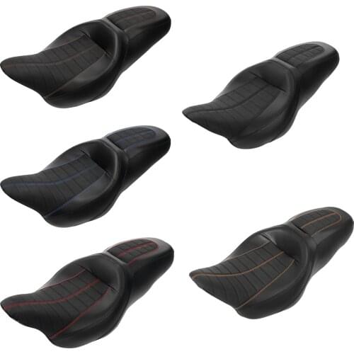 Motorcycle Driver Passenger Seat For Harley Touring Electra Glide Road King Street Glide Road Glide 2009-2021 2020 2019