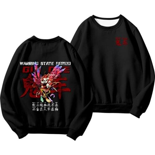 Spring Autumn Mens Black Printed Lond Sleeve Streetwear Fashion Mens Round Neck Pullovers Casual Sportswear