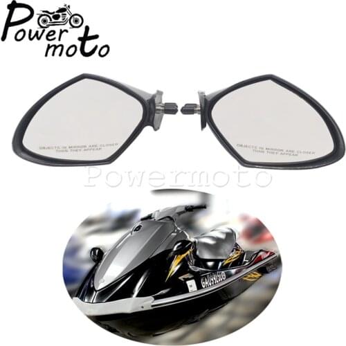 Motorboat Jet Ski Waverunner Rearview Mirrors Left & Right Side View Mirror For yamaha VX110 Cruiser Sport Deluxe Series 05-09