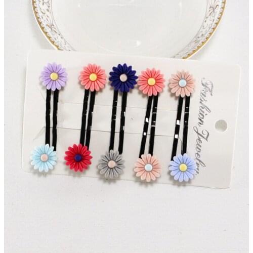 10 New Popular Lady Girls kids candy butterfly Cherry flower plum heart Hair Accessories Boutique Hair Clips Hairpins headwear