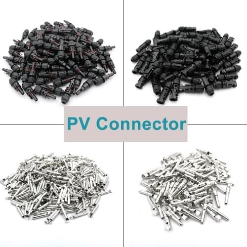 30A 45A 60A 80A 10Pairs Branch Solar Connector MC Plug Cable Quick Connect male and female for Solar Cells Photovoltaic Systems