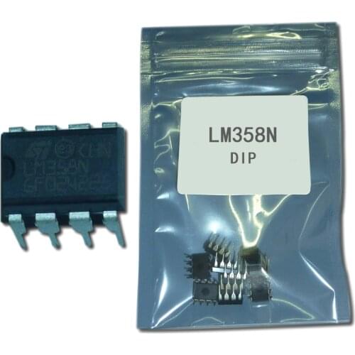 20Pcs/Lot LM358 LM358N IC Chip DIP8 Linear Instrumentation Buffer Operational Amplifier 1.1MHZ