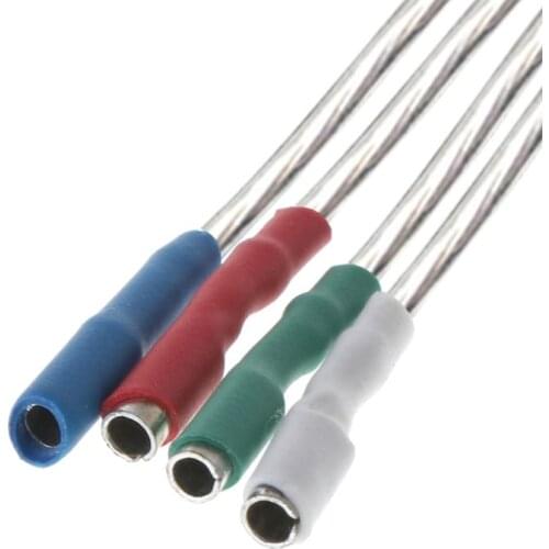 4PCS Universal Silver Leads Wires Header Wire Cable 40mm for 1.2-1.3mm Pins Turntable Phono Headshell Tonearm