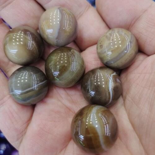 5pcs natural agate ball ball aura healing decorate