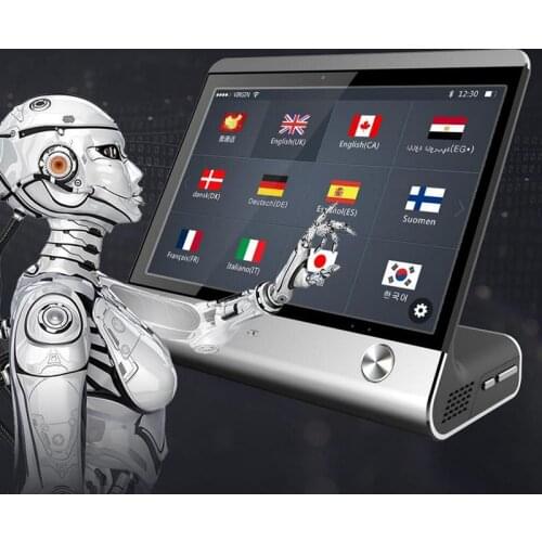8 Inch High-end AI commercial Smart Instant Voice Translator Real Time Voice Languages Translator OTA upgrade Hotel meeting room
