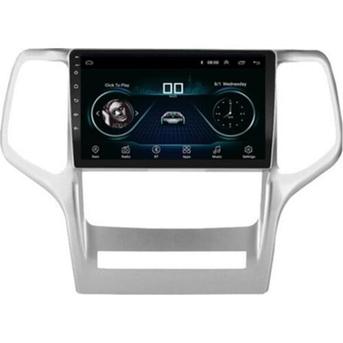 9'' Car Stereo Radio For Android 10.1 Quad-core RAM 1GB+ 16GB GPS WIFIBT DAB Mirror Link OBD For Jeep Grand Cherokee 2011-2013