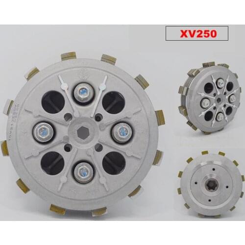 Free shipping for Yamaha motorcycle parts 250cc engine clutch XV250 QJ250H clutch assembly Virago 250 new
