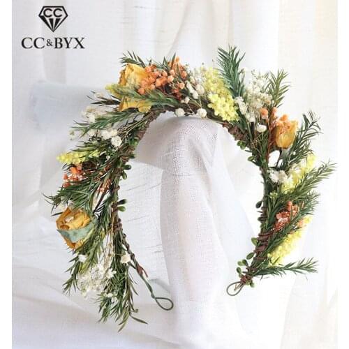 CC Christmas Accessories Headband Hariband Headwear Forest Style Hair Stick 4pcs Sets 100% Handmad Fine Jewelry Hairwear mq071