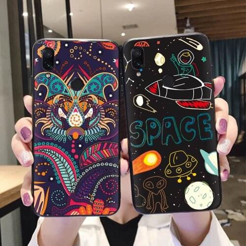 Cover For Man Phone Case For Xiaomi Redmi Note 7/Note 7 Pro TPU Soft For Boy Anti-knock Cute