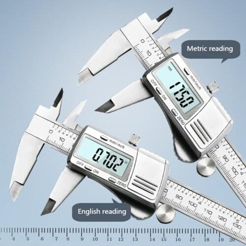 150mm 200mm Stainless Steel Digital Caliper LCD Screen High Precision Digital display Vernier Caliper Metal Measuring Tools