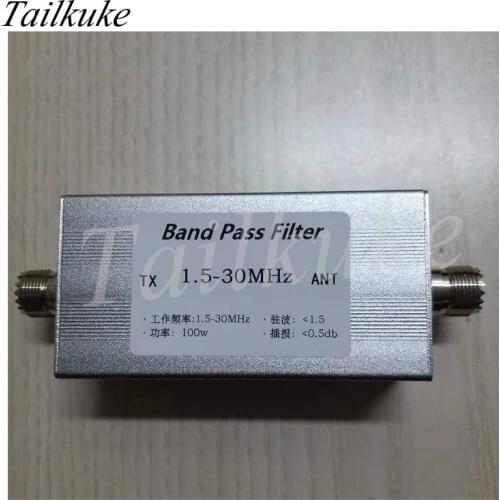Short Wave Bandpass Filter 1.5-30MHz BPF Bandpass Filter
