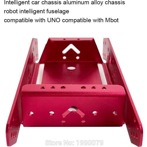 FSUM Intelligent car chassis aluminum alloy chassis robot intelligent fuselage compatible WITH UNO compatible with Mbot