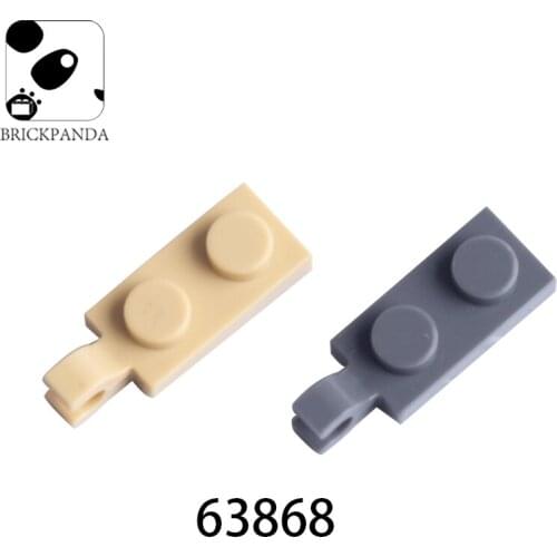 10PCS DIY City Compatible 63868 1x2 Building Blocks Figure Parts Bricks Accessories Educational Castle Toys for Children