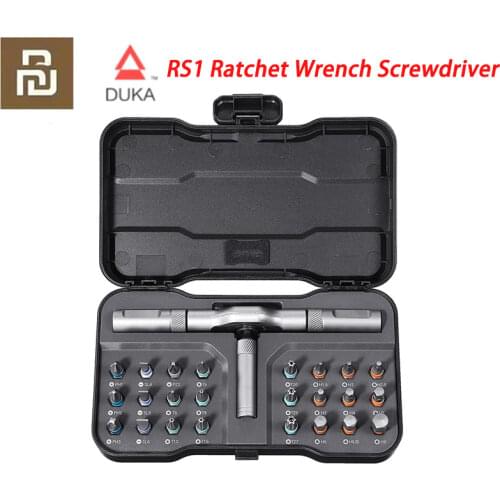Xiaomi ATuMan DUKA RS1 24 in 1 Multi-purpose Ratchet Wrench Screwdriver S2 Magnetic Bits Tools Set DIY Household Repair Tool