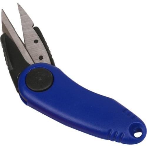 Multi-function Folding Fishing Scissors Cutter Blue Fishing Line Cutter