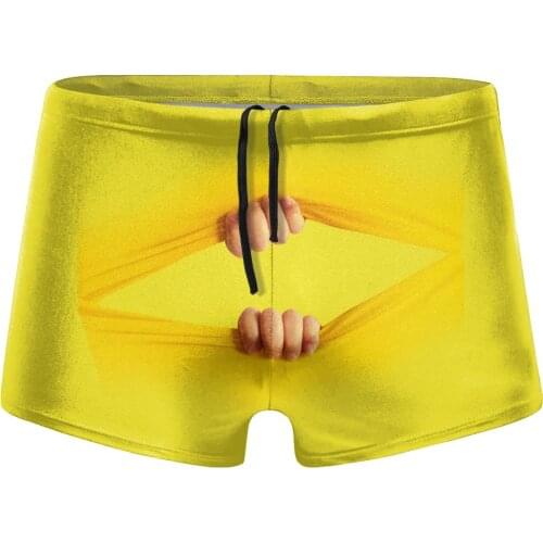 Men fracture swimwear Tear The Hole shorts Boy for the sea Pool