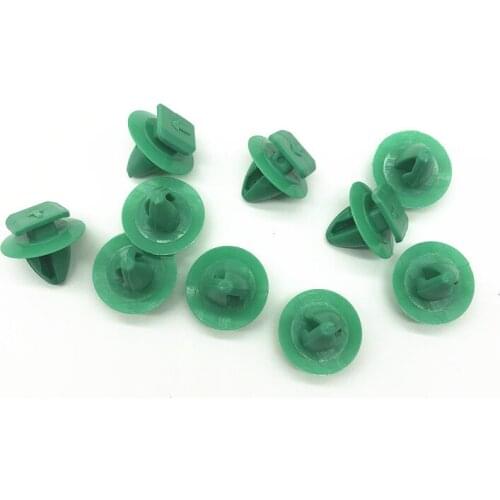 Fit for Fiat 500 pondo alfa romeo blue flag iveco door post trim side skirt guard plate buckle clip 10pcs