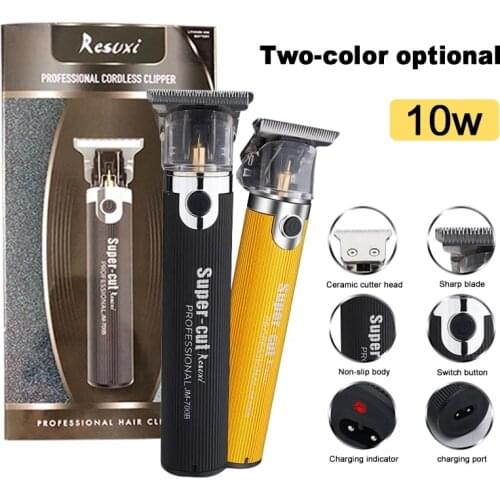 Professional men trimmer beard electric clipper barber hair cutting machine revised to andis outliner gtx gto d8 blade