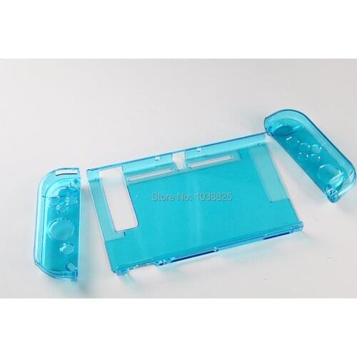 Clear Crystal Case Anti-Scratch 3-Part Design Protective Shell for Nintend Switch NS
