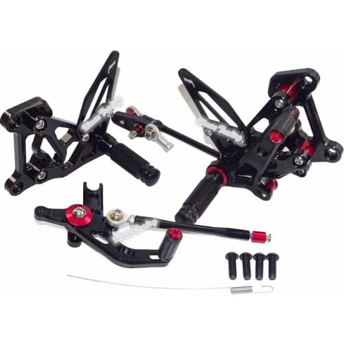 Adjustable Rider Rear Sets Rearset Footrest Foot Rest Pegs For MV Agusta F3 Brutale Dragster 675 800 2012 2013 2014 2015