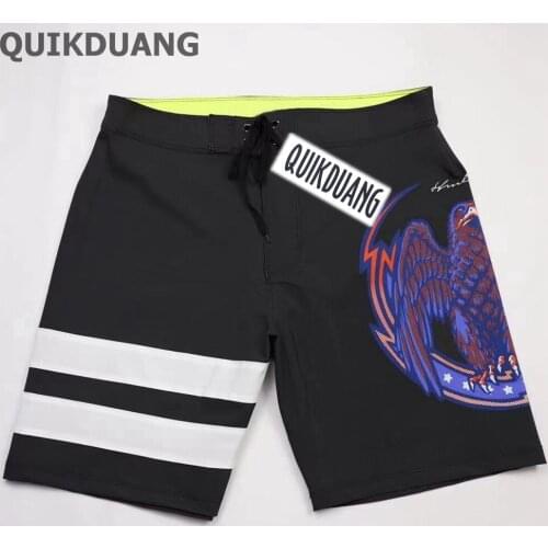 NEW Stretch Beachshorts Mens Trunks Spandex Surf Pants Swim Board Shorts Quick-Dry Waterproof Beachwear E546