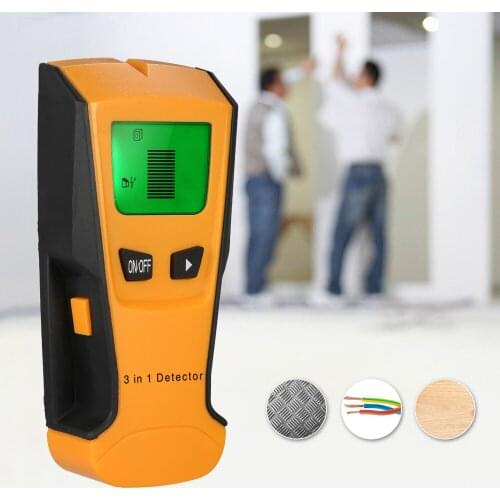 Stud Finder 3 in 1 Multi-functional LCD Digital Wall Detector Metal Wood AC Cable Live Wire Scanner Wall Scanner Metal detector