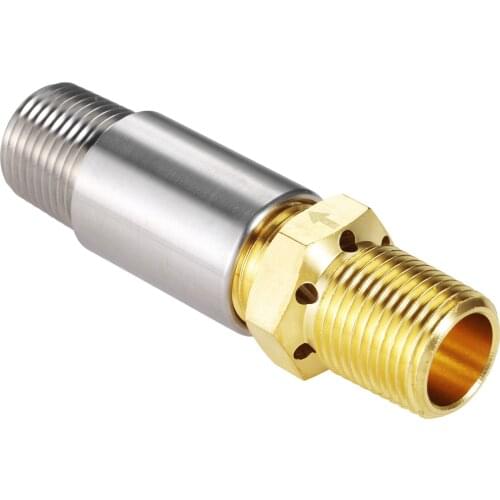 1pc Liquid Propane Fire Pit 1/2" Air Mixer Valve Stainless Steel+Brass Capacity 90000 BTU Female/Male LP Burner Connector Gas