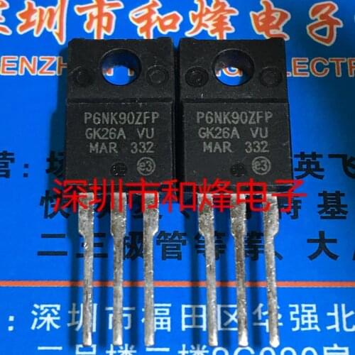 10PCS STP6NK90ZFP P6NK90ZFP TO-220F 900V 5.8A 100% New&original