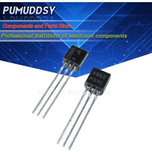 10PCS 2SC1845 2SA992 TO92 C1845 A992 Transistor TO-92 25V