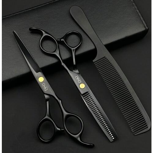 6 Inch Professional Hairdressing Haircut scissors thinning cutting scissors set Barber Hairdressers scissors A pair of scissors