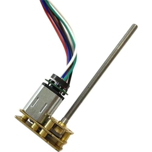 DC 3V6V12V N20 Motor M3/M4*55 Screw thread shaft GA1024N20 Magnetic encoder 7PPR 15-1000RPM DIY Car Model Motor