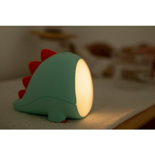 Creative Cute Cartoon Dinosaur LED Night Light USB Charge Dragon Lamp Home Decoration Nightlight Bedside Lamp for Children Gift