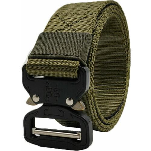 Adjustable Nylon Belt Men Army Tactical Belt Molle Military Combat Belts Knock Off Emergency Survival Waist Belts