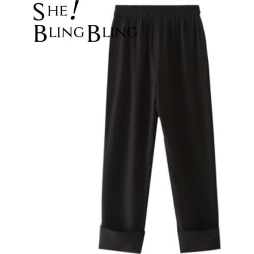 SheBlingBling Women's Cropped Trousers