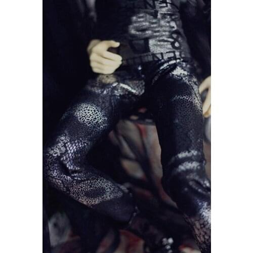 [wamami] 1/3 1/4 Retro Snake Skin Pants For BJD Doll Dollfie Outfit Uniform Set