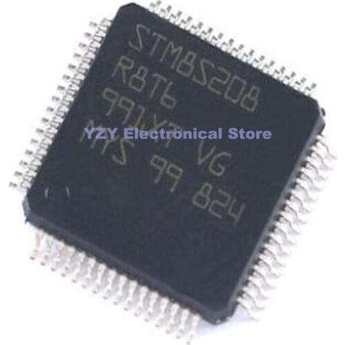 1PCS/LOT STM8S208R8T6 STM8S208 LQFP-64 New Original In stock IC