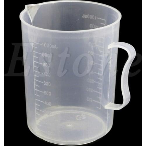 150/250/500/1000/2000ML Plastic Measuring Cup Jug Pour Spout Surface Kitchen 1Pc M17F